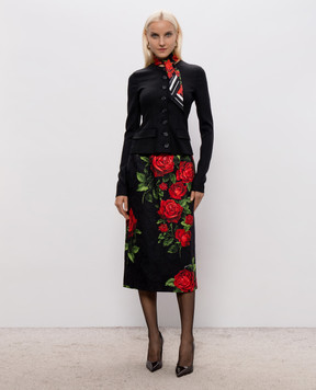 Dolce&Gabbana Black wool jacket F27HETFUBCE