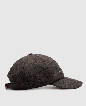 Brunello Cucinelli Brown wool cap M038P9850