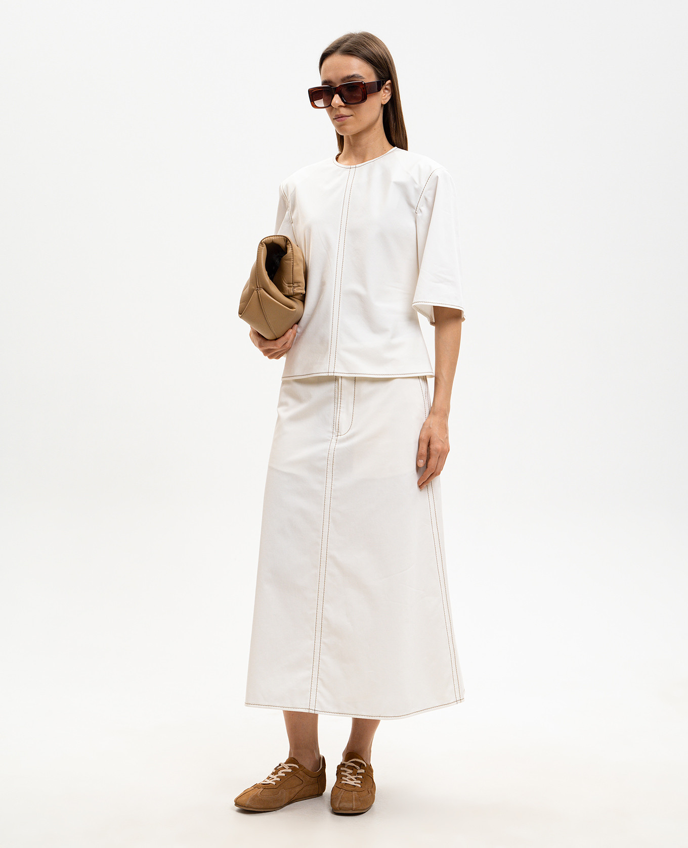 

White skirt Ami Paris