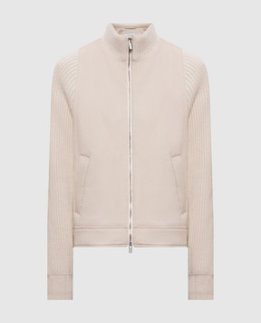 Peserico Beige jacket with wool A21107A8846