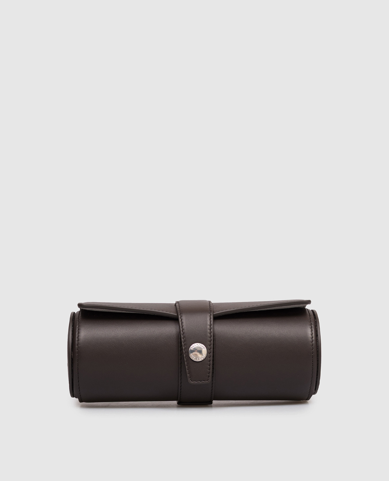 Brown leather watch case
