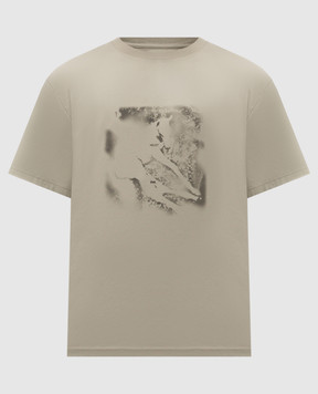 Heliot Emil FOAL khaki T-shirt M09170