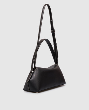 Toteme Black leather bag with contrast stitching 261WAL0127LE0030