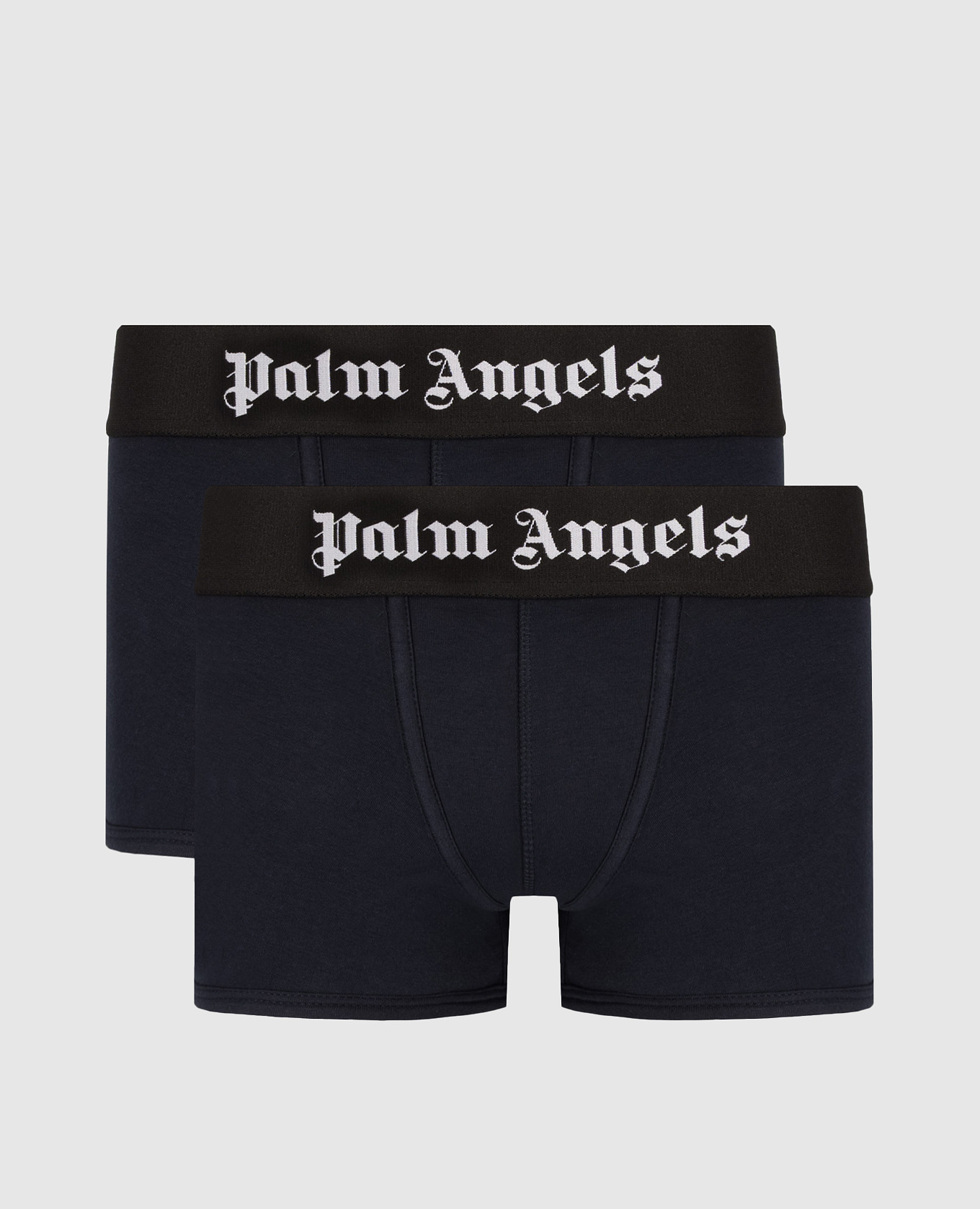 

Set of blue trunks with logo Palm Angels