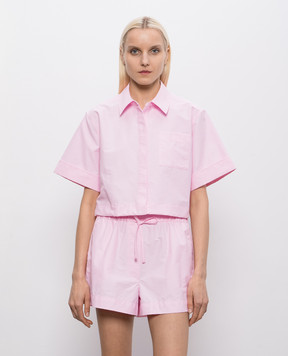 Simkhai Pink Ryett cropped shirt 3262160CF