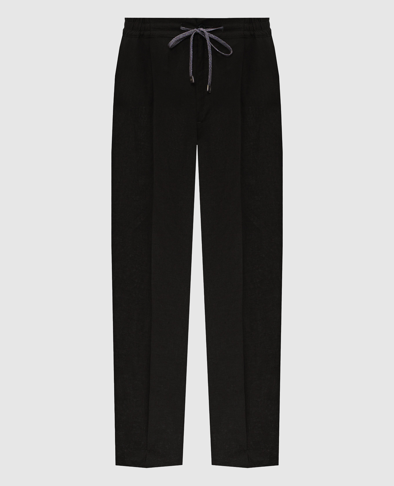 Black linen pants