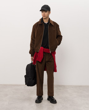 Ami Paris Brown corduroy pants HTR925CO0089
