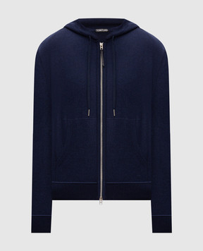 Tom Ford Blue cashmere sports jacket JDL028JMK008
