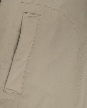 Stone Island Children's khaki jacket with patch L2S164100007S0A271012