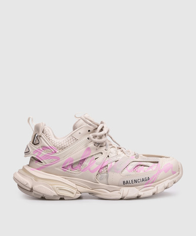 Baskets beiges Track Signature