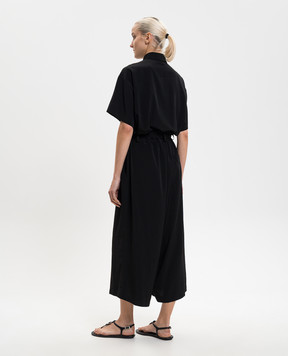 Y`S Yamamoto Black jumpsuit YQD15500