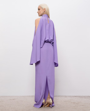 Taller Marmo Bacall purple maxi dress SS2601