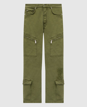 Off-White Khaki cargo jeans OMCE04BF25FAB001