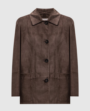 Max Mara Brown suede jacket ASTRALE SMMASTRALE