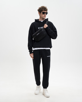 Off-White Black hoodie with Heraldic Arrow emblem 44MBB085S26F00H