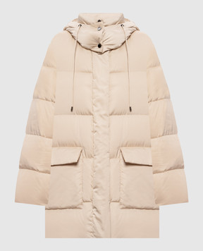 Peserico Beige down jacket S24097Z06104