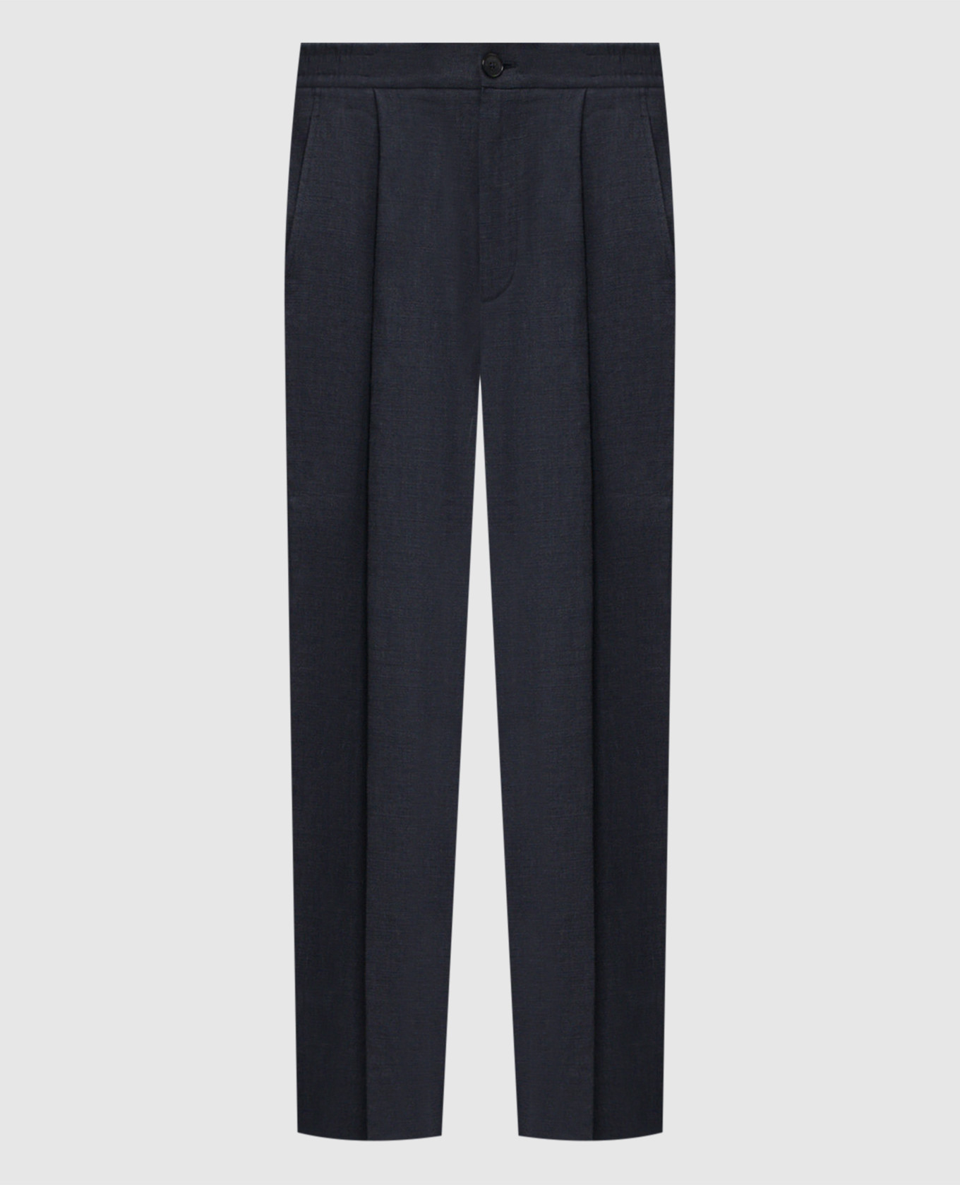 Blue linen pants