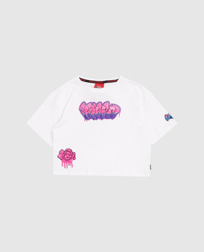 Sprayground Children's white Graffiti T-shirt SPY1451WHT