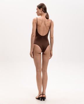 Fisico Brown swimsuit FC25M0