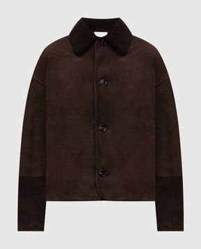 Bottega Veneta Brown sheepskin coat 844003V27Y0