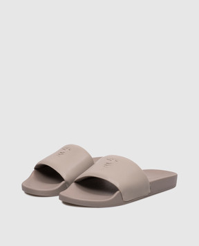 Trussardi Beige Levriero flip-flops N071S001011NMNS11L80