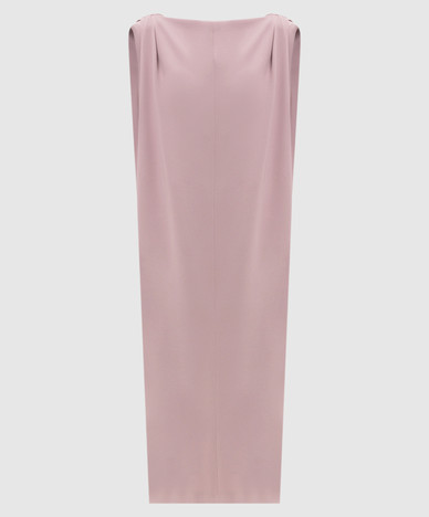 Rosa Kleid aus Seide und Wolle