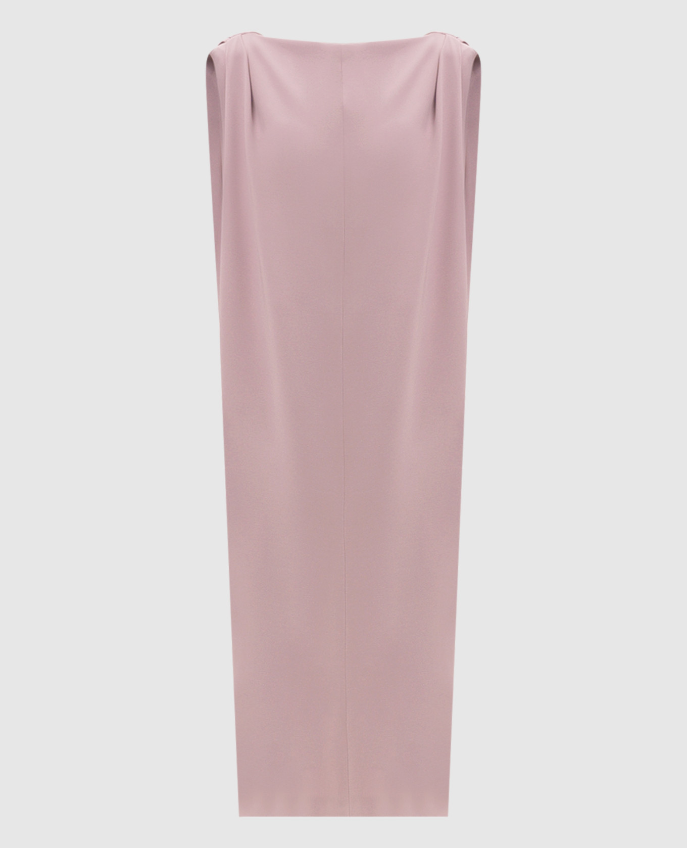 Pink silk and wool dress Balenciaga