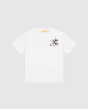 Off-White Children's white T-shirt Grafiti with print 44BAA002S26J003