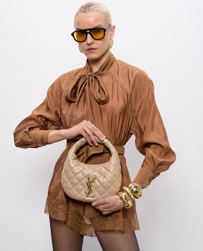 Saint Laurent Beige leather hobo bag ICARINO 851689AAANG