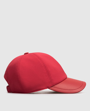 Stefano Ricci Children's red combination cap with emblem YCV61NV15EPL001H