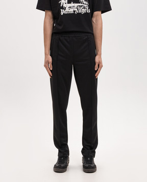 Palm Angels Black sweatpants with logo print PMCJ048S26FAB001