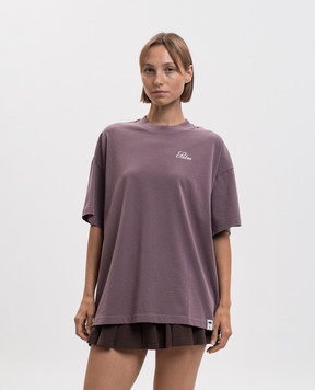 Palm Angels Palm Sway Purple T-Shirt PAWAA005JR001