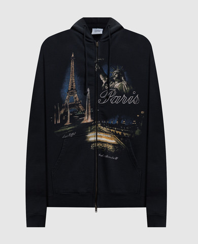 Loro Piana - Sports sweatshirt with logo embroidery FAL6662 - shop