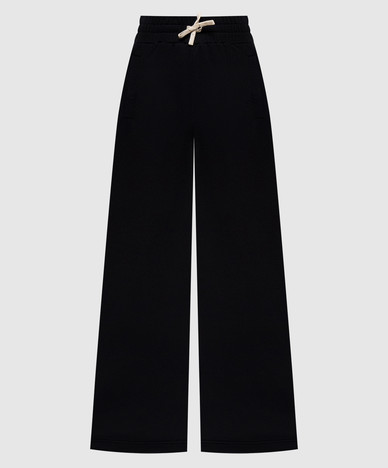 Zwarte joggingbroek met logo-opdruk