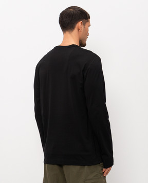 Dolce&Gabbana Black long sleeve with logo patch G8PV0TG7P1B