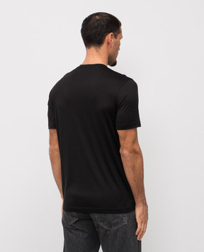 Stefan Brandt ENNO black silk t-shirt ENNOSE