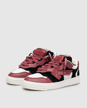 Off-White Burgundy 3.0 Floating combo sneakers OF05789601