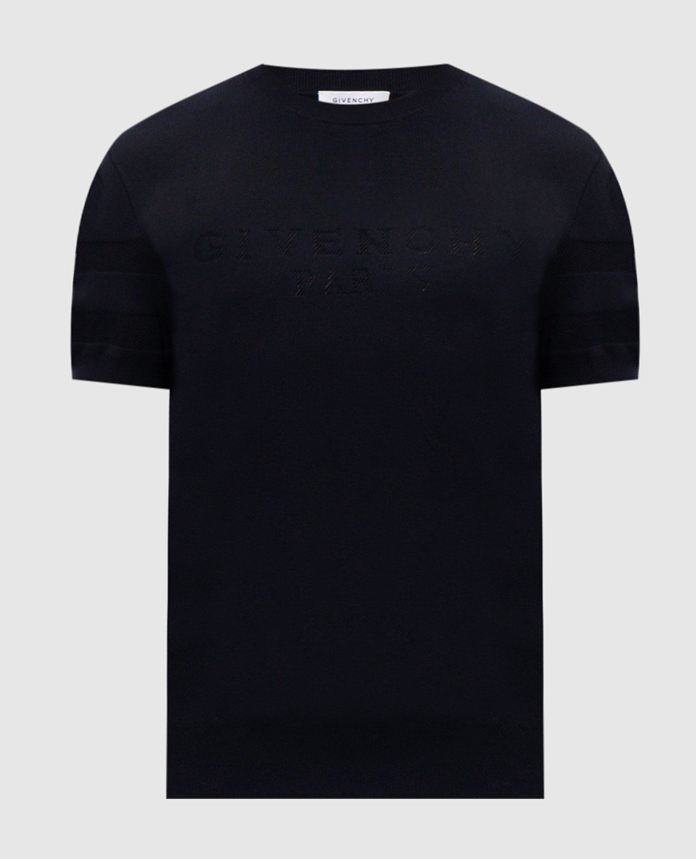 Blue T-shirt with logo pattern Givenchy