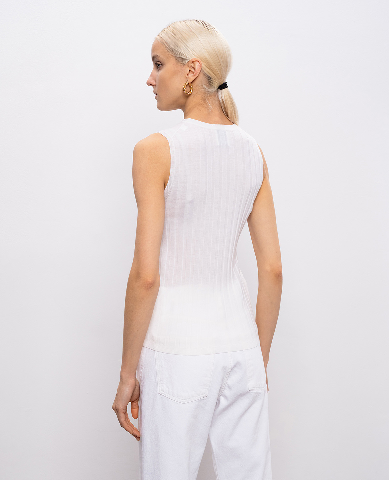 

White wool top Allude