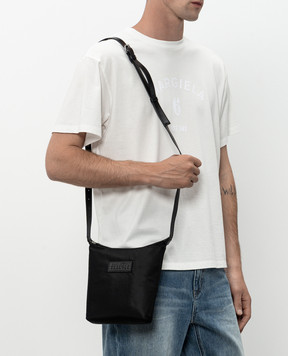 Maison Margiela MM6 Black bag with logo patch SB6WG0026P9062