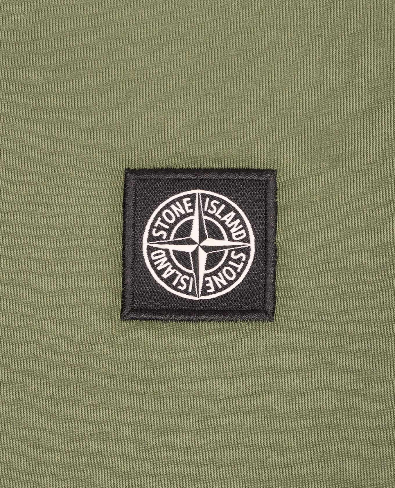 

Children's green T-shirt with logo patch Stone Island