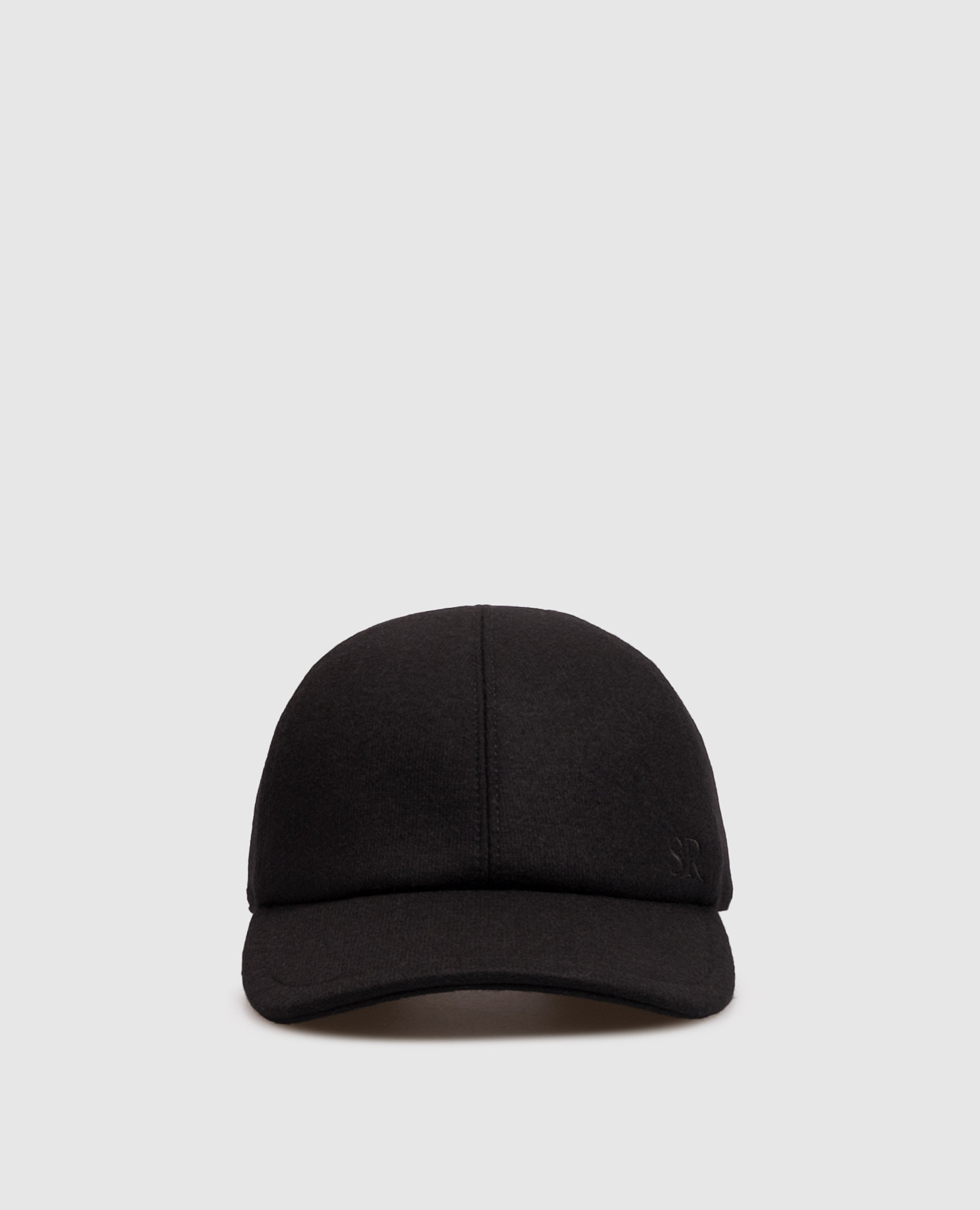 Black cashmere cap