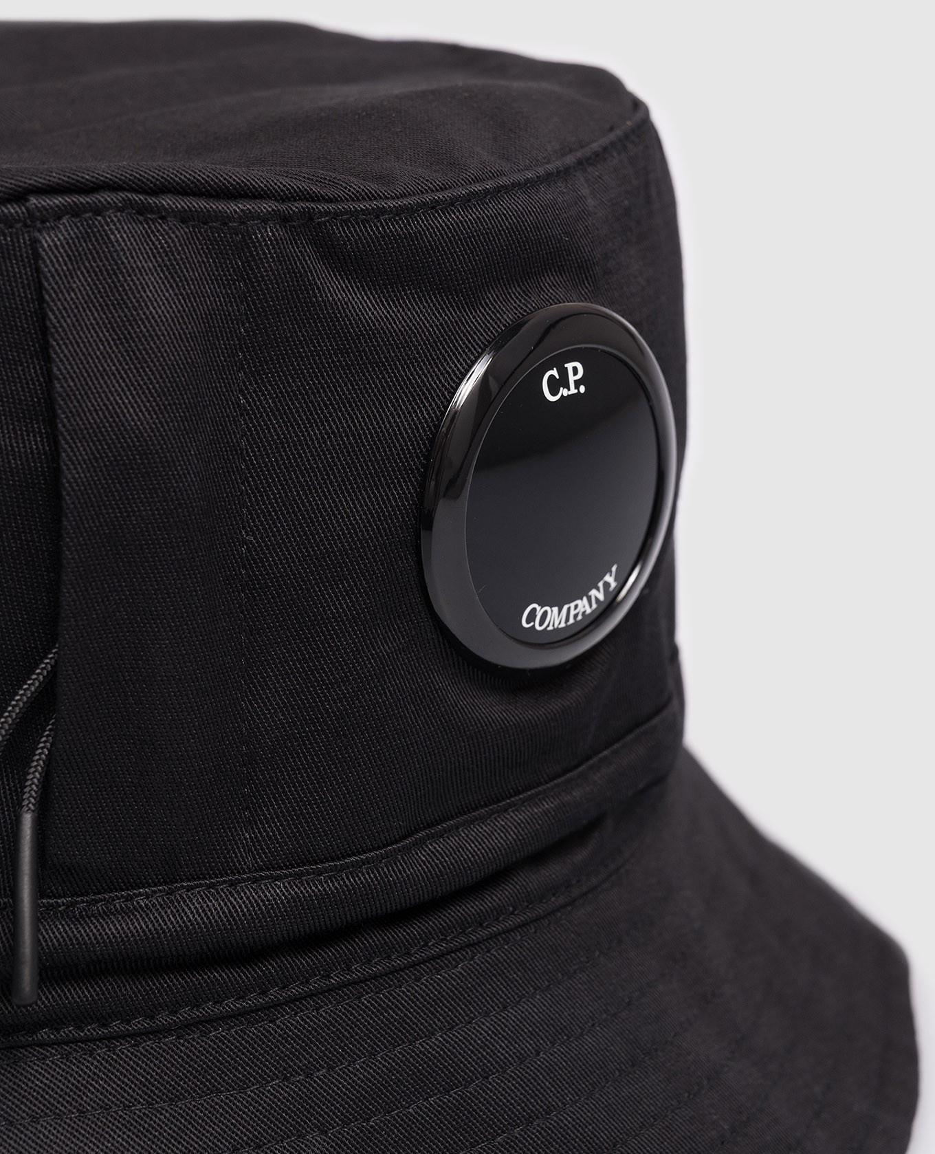 

Children's black panama with logo C.P. Company