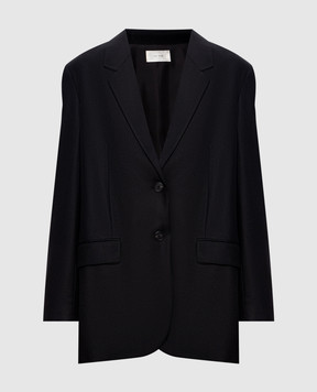 The Row Dustina black wool jacket 5883W2107