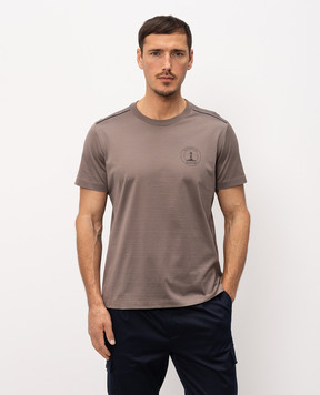 Bilancioni Brown T-shirt with print BE26T4GBE2
