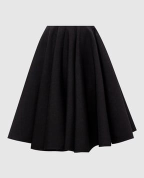 Ami Paris Gray wool skirt FSK485WV0222