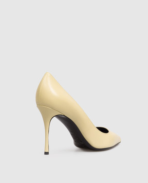 Sergio Rossi Godiva yellow leather shoes A43843MCPT04