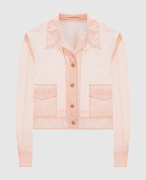 Ermanno Scervino Pink lace jacket D482I354EQF