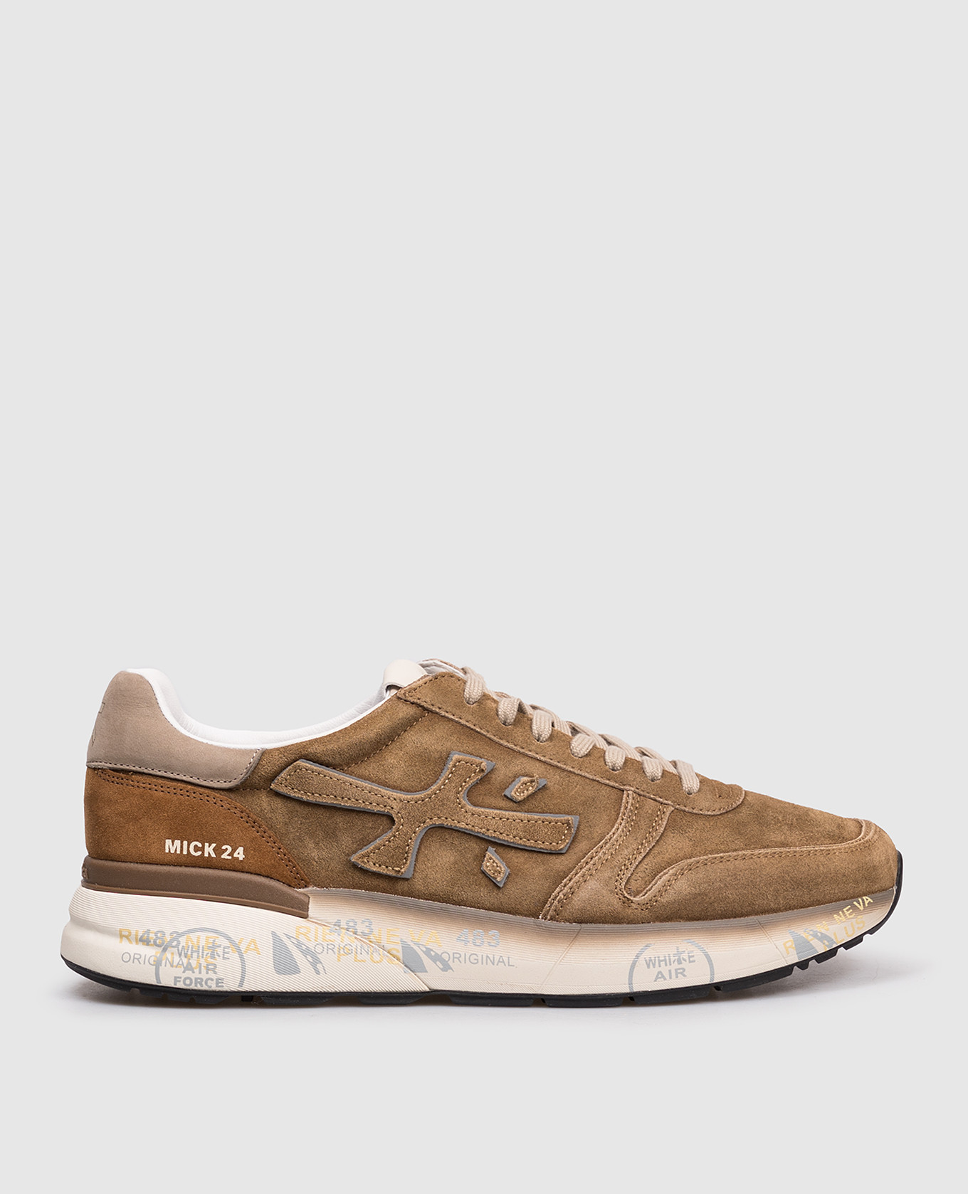 

MICK brown suede sneakers with logo Premiata