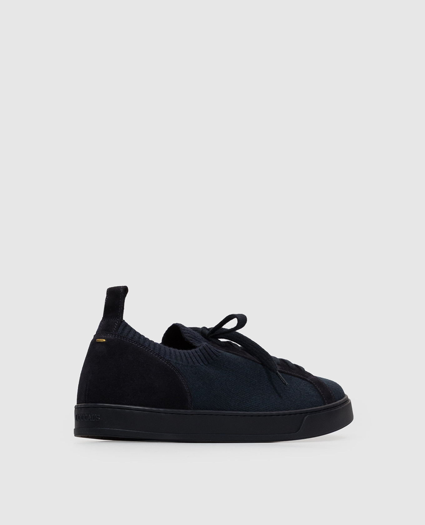 Blue sneakers with textured logo Doucal's 3